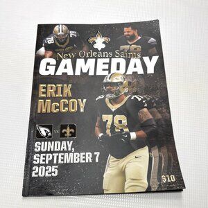 NEW ORLEANS SAINTS Game 1 Sept. 7th 2025 vs Cardinals NFL FOOTBALL Erik McCoy